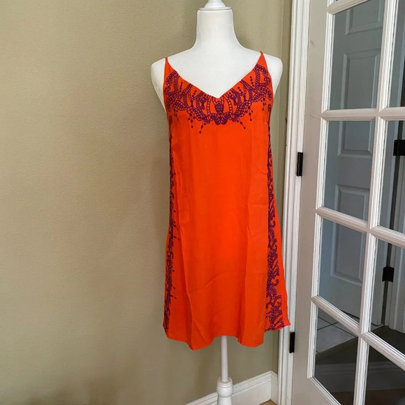 NWT Sugar Lips Embroidered Mini Short Dress - size XS - Picture 7 of 8